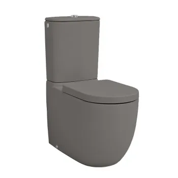 Унитаз моноблок Artceram File 2.0 FLC001 15 00 go с креплениями, grigio oliva