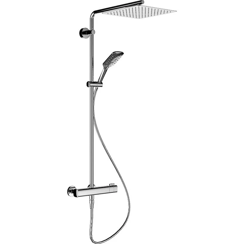 Душевая система Laufen Cityplus 3.3375.7.004.536.1 с термостатом Хром