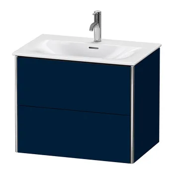 Duravit XSquare Тумба подвесная под раковину # 234473, 2 яшика, 560x710x478мм, цвет Night Blue SaM