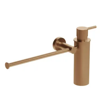 Полотенцедержатель с дозатором для жидкого мыла Colombo Plus подвесной, PVD Vintage матовый W4975.VM