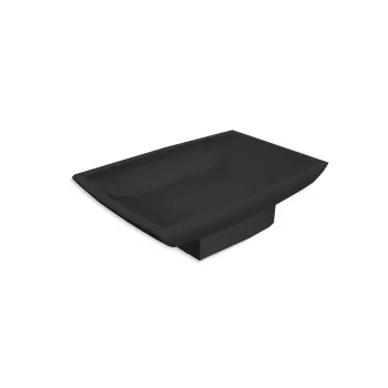 Мыльница керамическая Bertocci Grace настольная/подвесная, черный (без настенного держателя) 14277960000