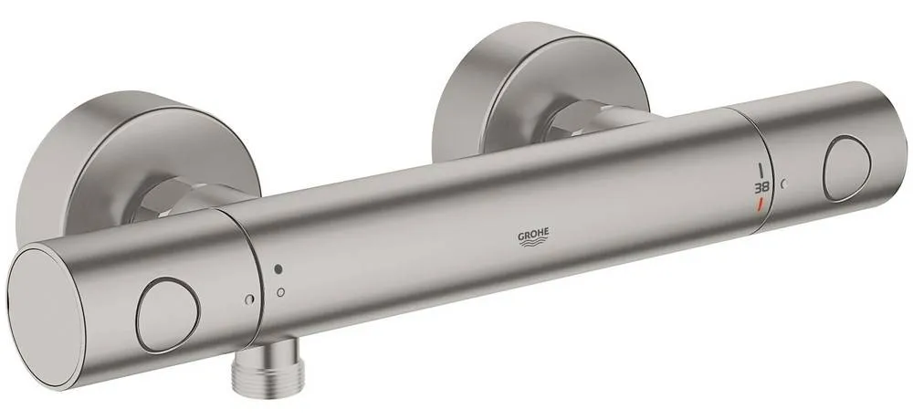 Термостатический смеситель для душа GROHE Grohtherm 1000 Cosmopolitan M, суперсталь 34065DC2