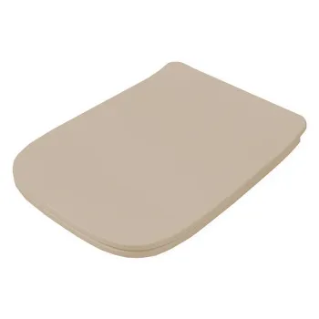 Сиденье для унитаза Artceram A16 Slim, механизм soft-close, sabbia/хром ASA001 59 71
