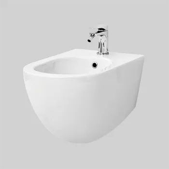 Биде подвесное Artceram File 2.0 37х52, 1 отв., saniglaze, белый матовый FLB003 05 00