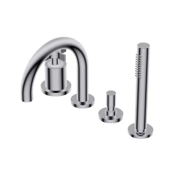 Смеситель на борт ванны Ritmonio Diametro35 Cross хром PR53EG202CRL