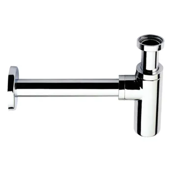 Сифон Remer 1”1/4 без выпуска латунь хром цилиндр h130 958L