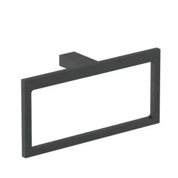 Держатель для полотенец Nofer квадратный Corinto черный 16930.N