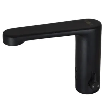 Автоматический смеситель Nofer 07260M.N с антивандальным аэратором, черный