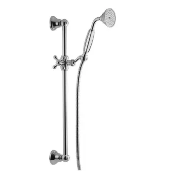 Душевая штанга с ручным душем и шлангом Fima Carlo Frattini Wellness 1500, хром F2044/2CR