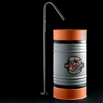 Смеситель напольный с прогрессивным картириджем Kerasan Artwork нерж сталь сатинированная 756198 NEW