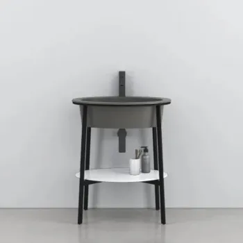 Раковина встраиваемая Cielo I Catini Catino Oval CALAOF CM 70 см серый