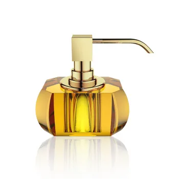 Дозатор для мыла Decor Walther Kristall 924481 янтарь / золото