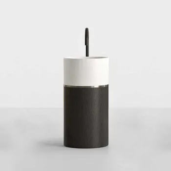 Раковина напольная Noorth Milldue Edition Roma I 450x880, слив в пол, c донным клапан, корпус Rovere nero, вставка Platino, раковина Bianco opaco, 2016.B