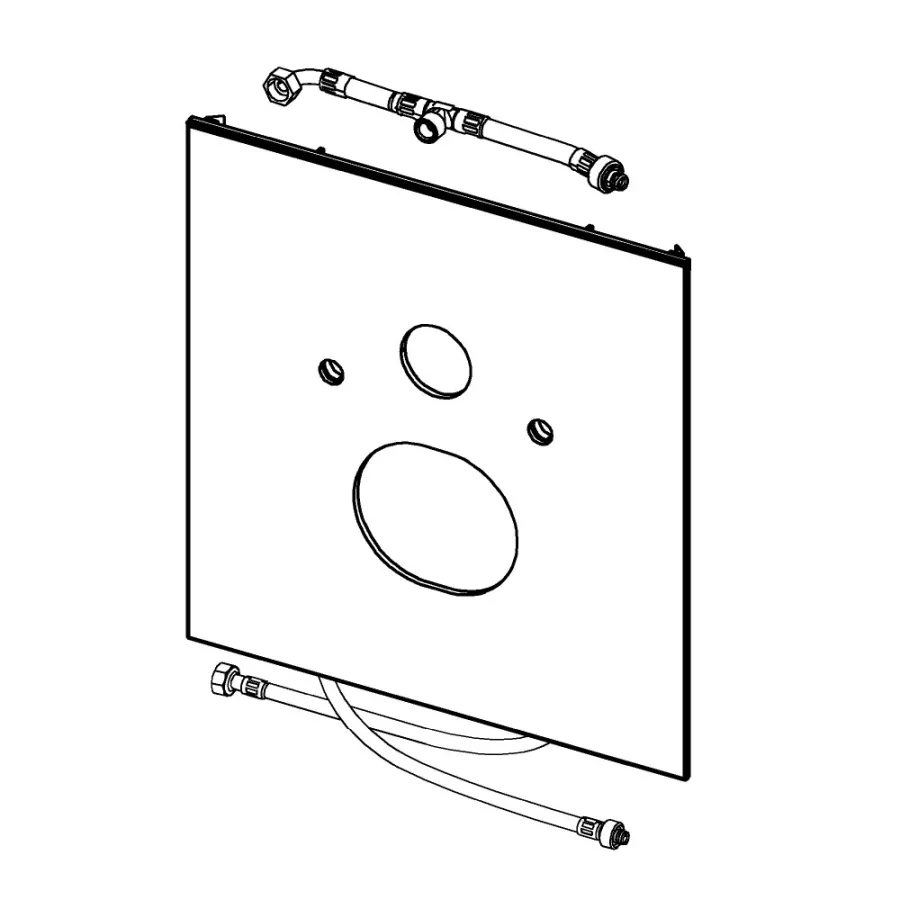Панель смыва Tece Tecelux 9650107 черный
