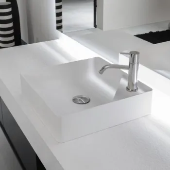 Раковина Antonio Lupi Simplo 42х42х11, 1 отв., белый А0002423864