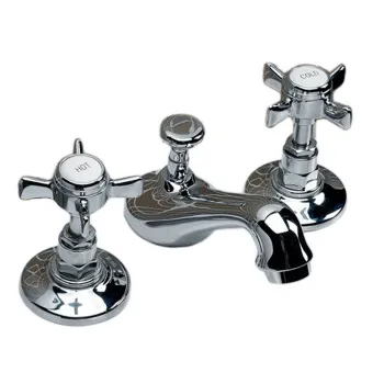 Смеситель для биде Devon&Devon Coventry на 3 отв. с донным клапаном излив 111 мм хром MARF35CR