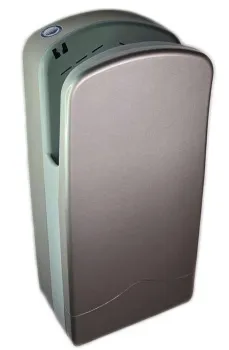 Сушилка для рук Nofer погружная V-JET TRIBLADE серебристо-серая 01305.AS