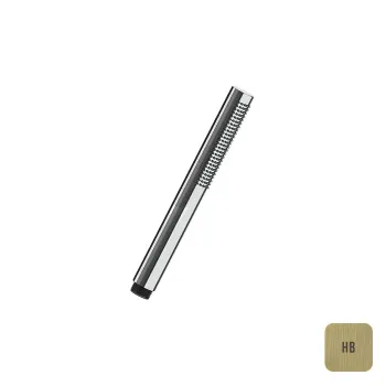 Лейка душевая ручная Velvet с одним типом струи Almar, латунь брашированная pvd E082126.HB