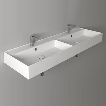 Раковина двойная подвесная Simas Agile AG141D bi*2 белый