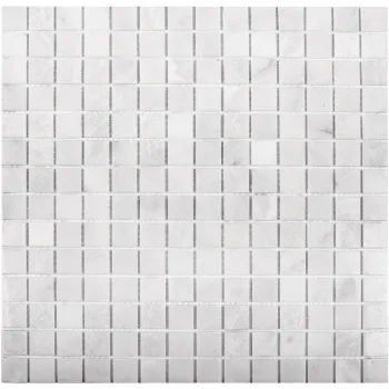 Мозаика натуральный мрамор Starmosaic Classic 20x20 White Polished (jmst037) 305x305x4 шт