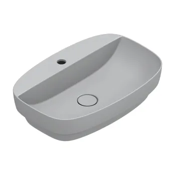 Раковина Catalano Alvea 60x40 встраиваемая, с 1 отв, Cemento Satinato 625601023