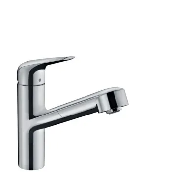 Hansgrohe 71 814 000  Focus M42 7-H150 Смеситель для кухни 150 мм, выдвижной излив