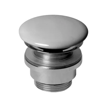 Донный клапан для раковины Azzurra с крышкой керамической, cotone PILCE CT