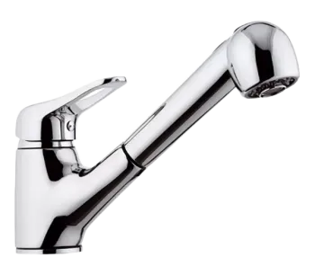 Смеситель для кухни Remer Kiss  с выт. лейкой хром K47
