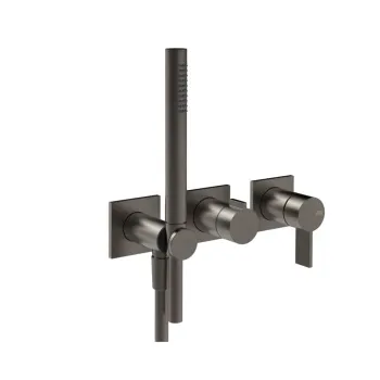 Смеситель для душа Gessi 73536.707 Black Metal Brushed PVD