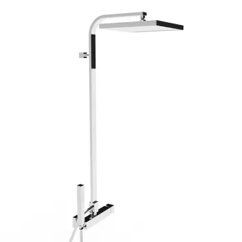 Душевой комплект Stella Bamboo Quadro 3283/420/306-300: смеситель, штанга+ручной+верхний душ 300 хром BQ 02422 CR00