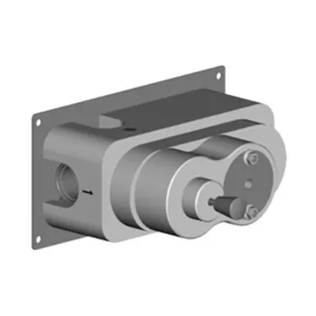 Скрытая часть для смесителя для душа с одним управлением Carimali с держателем для ручного душа, автоматический переключатель с стопором, вход G 1/2 W5701