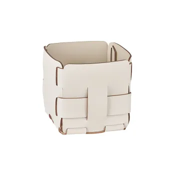 Корзинка ADJ Mini Bottega 12x12xH13, белый/панна котта 1013.10/16