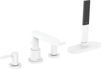 Смеситель на борт ванны Hansgrohe Finoris 76444700, матовый белый