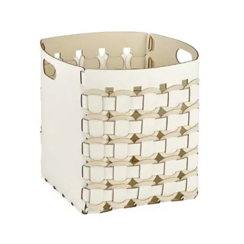 Корзина ADJ Geometria 35x35xH40, белый/панна котта 419223