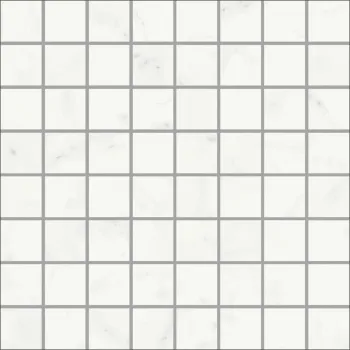 Керамогранит Италон Charme Deluxe Bianco Michelangelo Lux Mosaico 3.5х3.5 29.2x29.2 см 610110000630