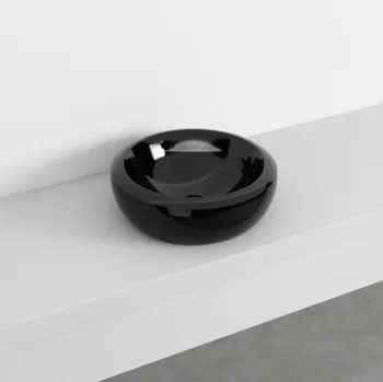 Раковина накладная Cielo Fluid FLLA45 N 45 см черный