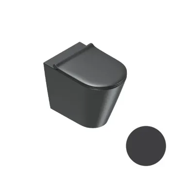 Унитаз напольный 55×35 Catalano Zero Nero satinato 0114550022