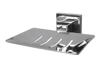 Мыльница Nofer из нержавеющей стали глянцевая BARCELONA 16912.В