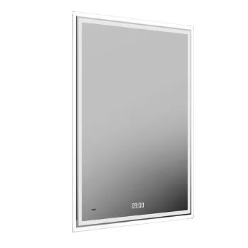 Зеркало TECNO c LED Kerama Marazzi 60 с подсветкой с функцией антизапотевание, белое глянцевое TE.mi.60