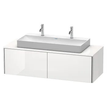 Duravit XSquare База по раковину подвесная   1400х548х400 мм, с 2 выдв ящик, Цвет белый глянцевый