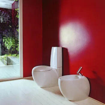 Бачок для моноблока Laufen Alessi One с механизмом слива, с покр. LLC, цвет: белый