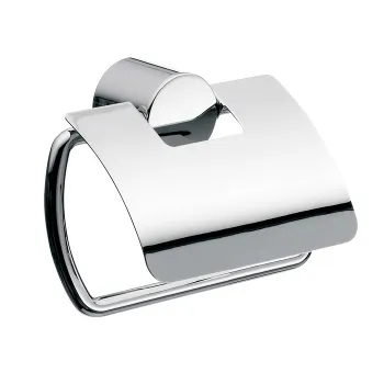 Держатель туалетной бумаги с крышкой Emco Rondo2, хром 4500 001 00