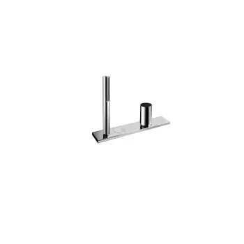 Смеситель на борт ванны Fantini Milano на 3 отв, на 2 источника, с ручн.душем, без излива, хром 31 02 3067