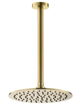 Потолочный верхний душ  (кронштейн 30см) Benesque Lumiere 22010704 латунь брашированная