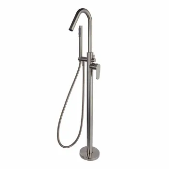 Смеситель для ванны Ramonsoler Alexia напольный с душевым комплектом никель 368503DNC