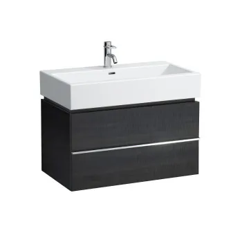 LAUFEN Living City Тумба под раковину 817436, 790x455x455 мм,1 ящик, цвет антрацитовый дуб (НЕ производится!) (1шт ждем на склад к 27января)