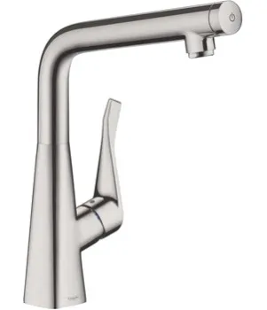 Смеситель для кухонной мойки Hansgrohe Metris Select 14883800, под сталь