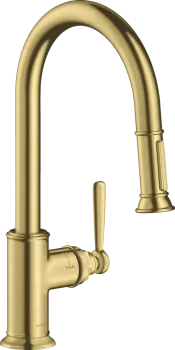 Axor Montreux Смеситель для кухни 180, на 1 отв., цвет: шлифованная медь 16581950