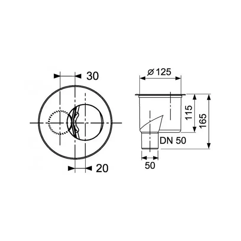 Сифон Tece Tecedrainline 650003 черный