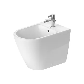 Duravit D-Neo Биде напольное 370x580х400 мм, с переливом, с 1 отв под смеситель, цвет: белый